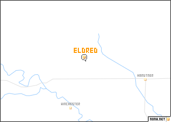 map of Eldred