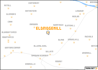 map of Eldridge Mill