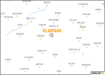 map of Eldridge