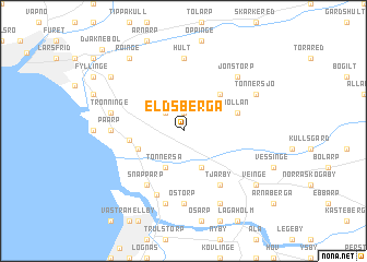 map of Eldsberga