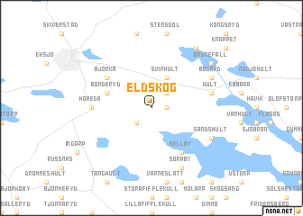 map of Eldskog