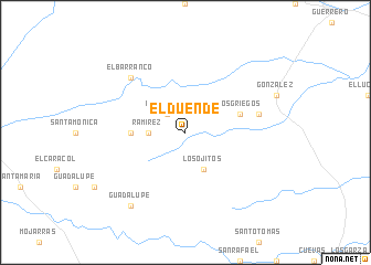 map of El Duende