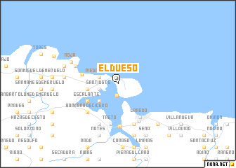 map of El Dueso