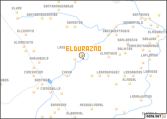 map of El Durazno