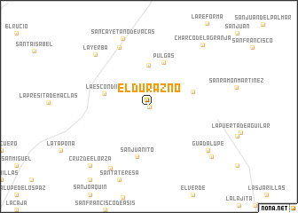 map of El Durazno