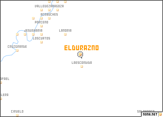 map of El Durazno