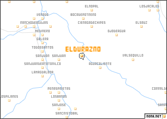 map of El Durazno