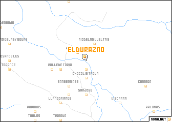 map of El Durazno