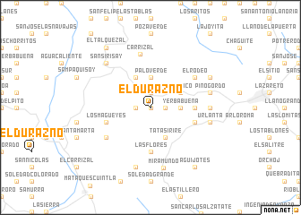 map of El Durazno