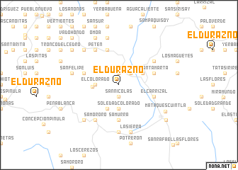 map of El Durazno