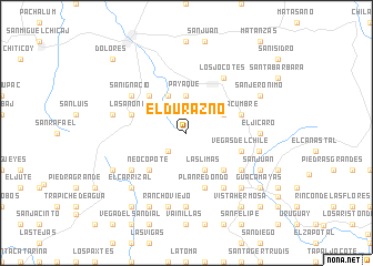 map of El Durazno