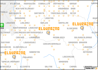 map of El Durazno