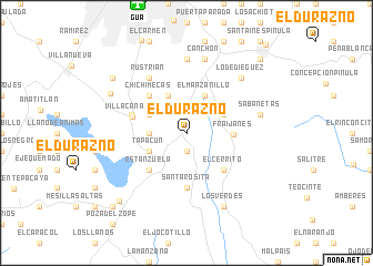 map of El Durazno