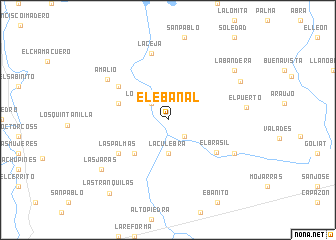 map of El Ebanal