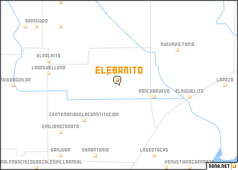 map of El Ebanito