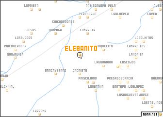 map of El Ebanito