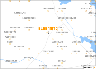 map of El Ebanito