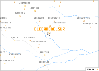map of El Ébano del Sur