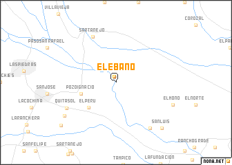 map of El Ebano