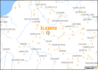 map of El Ébano