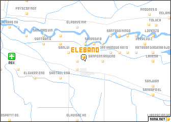map of El Ébano