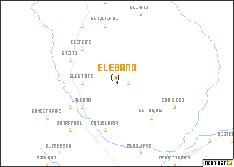 map of El Ébano