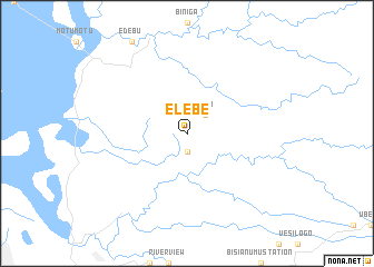 map of Elebe