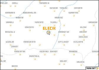 map of Elecik