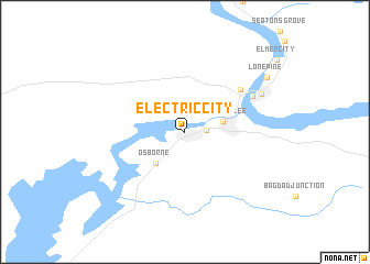 map of Electric City