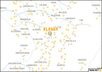 map of El Edén