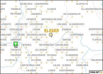 map of El Edén