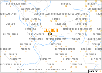 map of El Edén