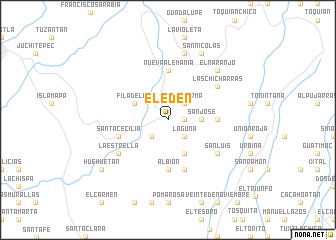 map of El Edén
