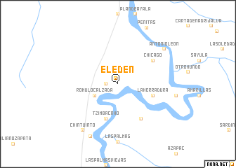 map of El Edén