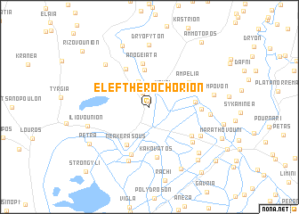 map of Eleftherochórion