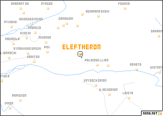 map of Eléftheron