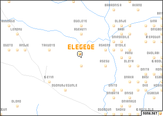 map of Elegede