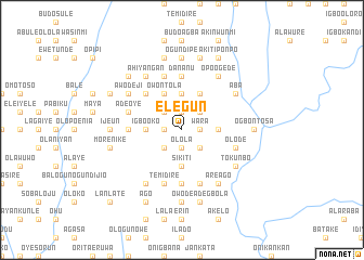 map of Elegun