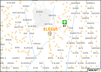 map of Elegun