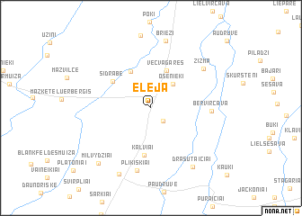 map of Eleja