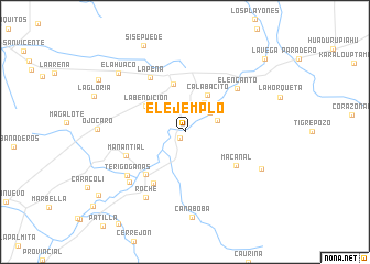 map of El Ejemplo