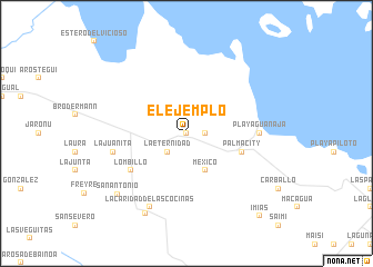 map of El Ejemplo