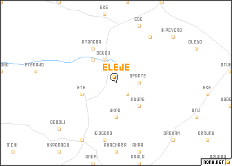 map of Eleje