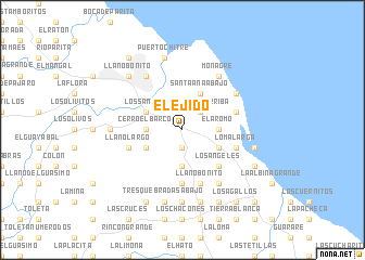 map of El Ejido