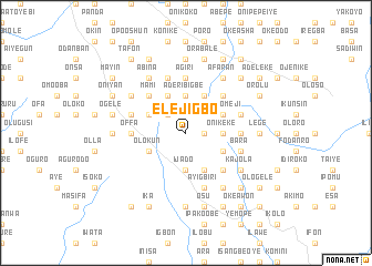 map of Elejigbo