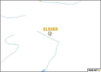 map of Elekem