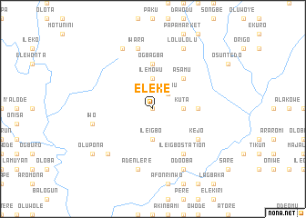 map of Eleke