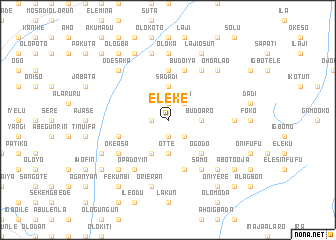 map of Eleke