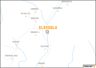 map of Elekgölü