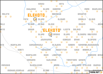 map of Elekoto